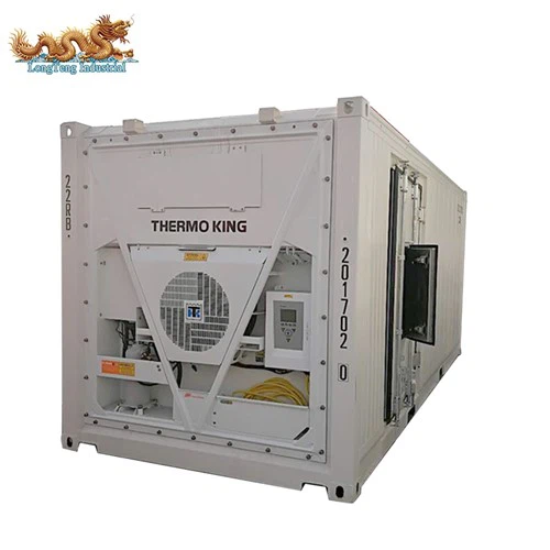 2 istabu dubultā temperatūras refrižeratorkonteiners